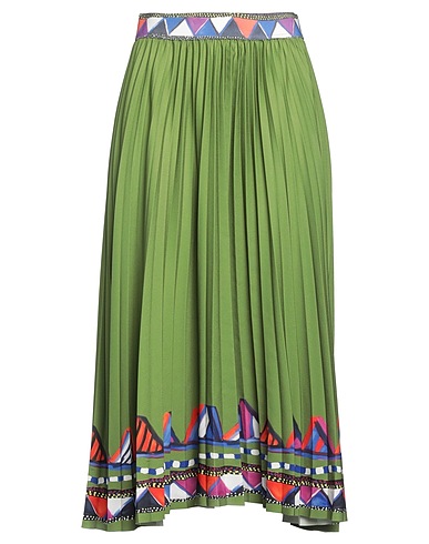 STELLA JEAN Midi skirt Green 100% Polyester