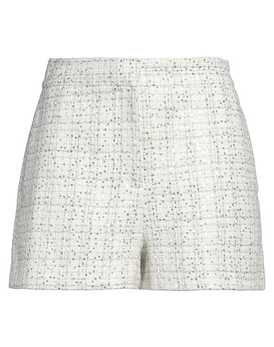 MAJE Shorts & Bermuda Ivory 83% Polyester, 7% Wool, 5% Metallic fiber, 5% Polyamide
