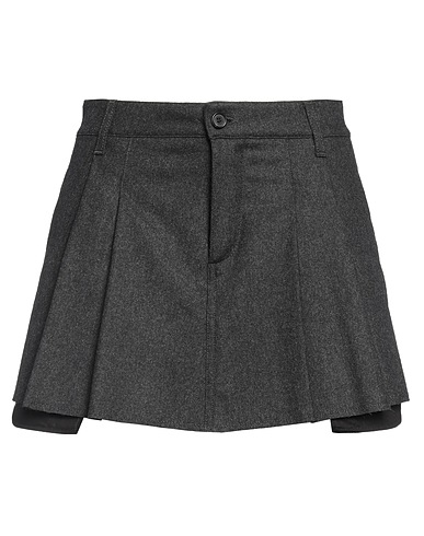DEPARTMENT 5 Shorts & Bermuda Charcoal 100% Virgin Wool