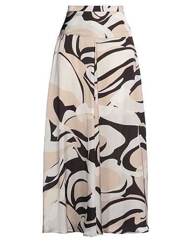 KARTIKA Maxi Skirts Beige 90% Polyester, 10% Viscose
