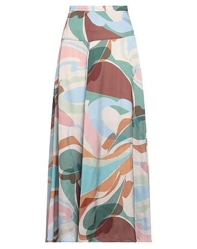 KARTIKA Maxi Skirts Sky blue 90% Polyester, 10% Viscose