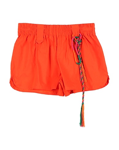 MARIUCCIA Shorts & Bermuda Orange 63% Viscose, 32% Polyamide, 3% Elastane, 2% Other Fibres
