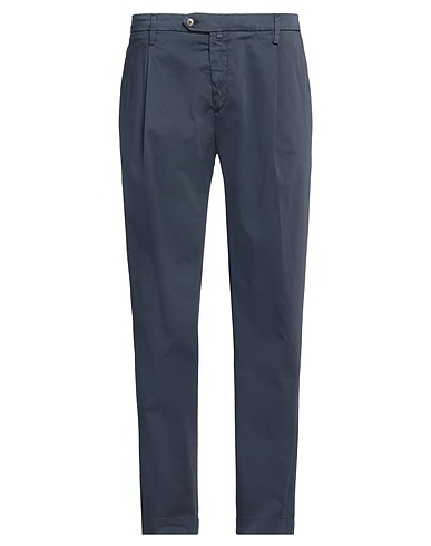 GIAMPAOLO Casual pants Midnight blue 100% Cotton