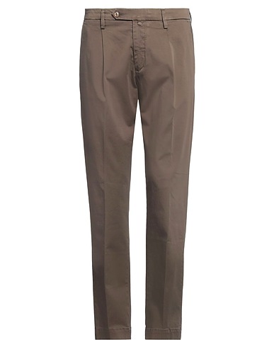 GIAMPAOLO Casual pants Khaki 100% Cotton