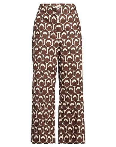 'S MAX MARA Casual trouser Brown 100% Cotton
