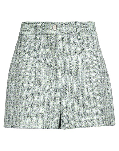 MAJE Shorts & Bermuda Green 43% Cotton, 38% Viscose, 8% Acrylic, 6% Other Fibres, 5% Polyester