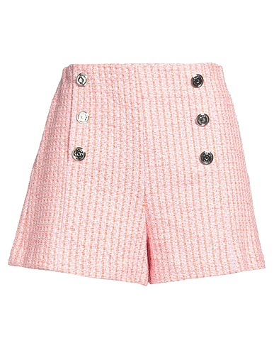 MAJE Shorts & Bermuda Pink 52% Cotton, 32% Polyester, 9% Acrylic, 4% Polyamide, 3% Other Fibres