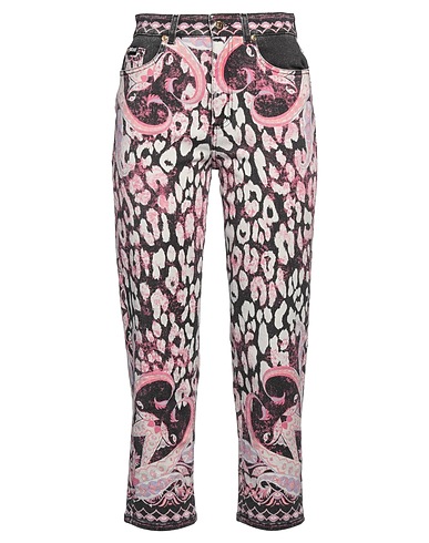 JUST CAVALLI Denim pants Black 97% Cotton, 3% Elastane