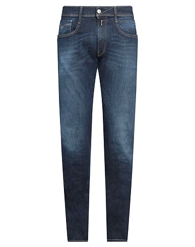 REPLAY Denim trousers Blue 63% Cotton, 33% Polyester, 4% Elastane
