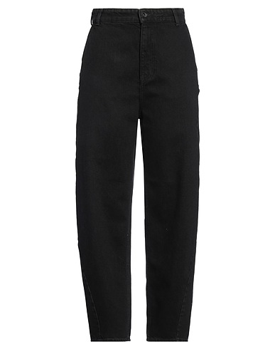 EMPORIO ARMANI Denim trousers Black 100% Cotton
