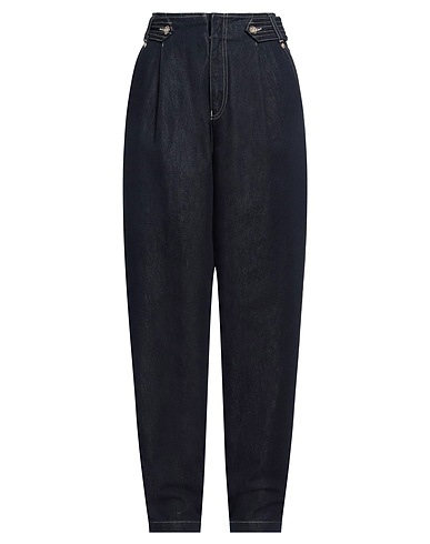 EMPORIO ARMANI Denim trousers Blue 65% Cotton, 35% Lyocell