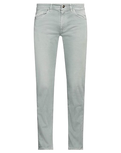 BARMAS Casual trouser Sage green 98% Cotton, 2% Elastane