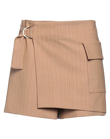 MAJE Shorts & Bermuda Sand 54% Wool, 41% Polyester, 5% Elastane