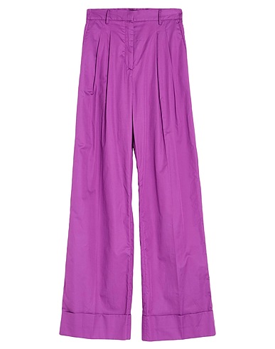 THE ANDAMANE Casual pants Mauve 100% Cotton