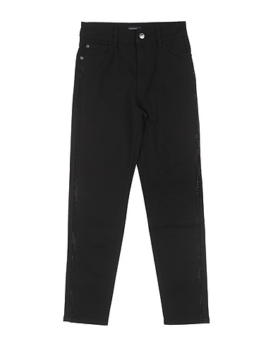 EMPORIO ARMANI Denim trousers Black 98% Cotton, 2% Elastane