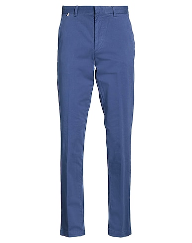 BOSS Casual pants Blue 98% Cotton, 2% Elastane