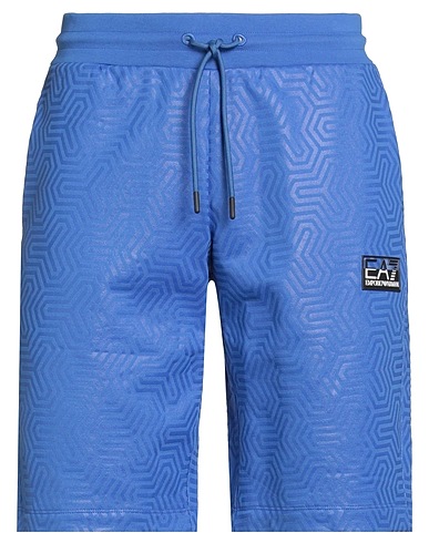 EA7 Shorts & Bermuda Azure 100% Cotton, Elastane