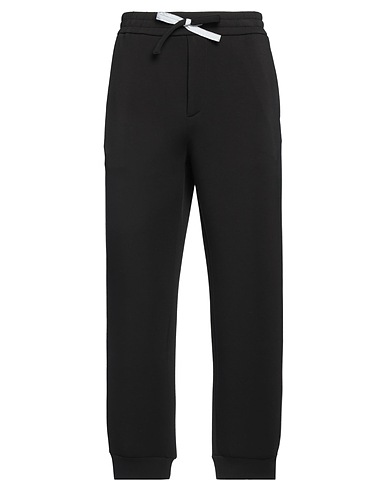 EMPORIO ARMANI Casual trouser Black 75% Viscose, 17% Polyamide, 8% Elastane