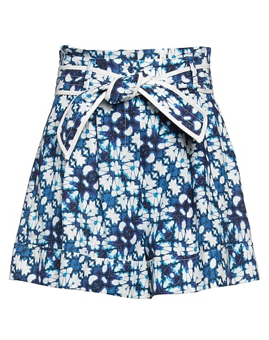 SUNCOO Shorts & Bermuda Blue 67% Cotton, 28% Viscose, 5% Linen