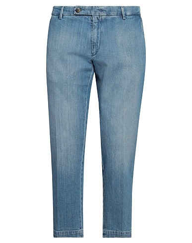 MESSAGERIE Denim pants Blue 98% Cotton, 2% Elastane