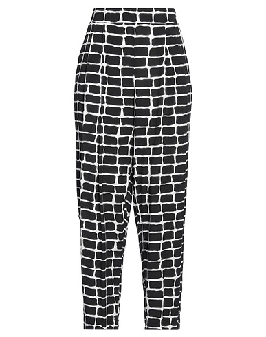 CARACTÈRE Casual trouser Black 100% Viscose