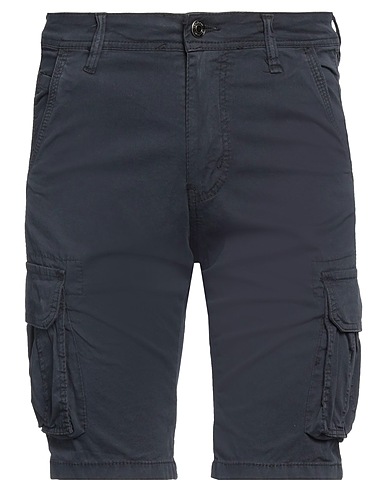 SPAZIO 1 Shorts & Bermuda Blu notte 97% Cotone, 3% Elastan