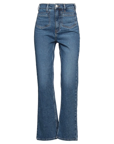 MAJE Bootcut Jeans Blue 99% Cotton, 1% Elastane