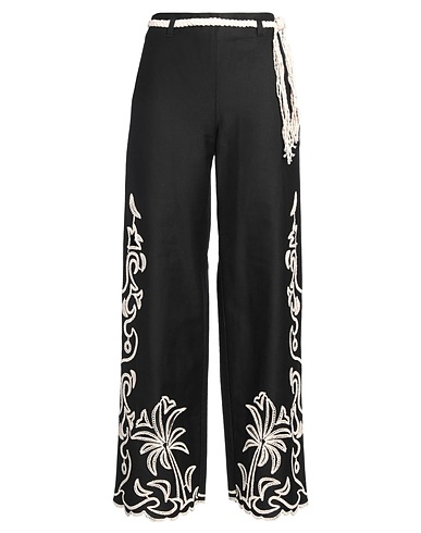 MAJE Casual pants Black 100% Cotton