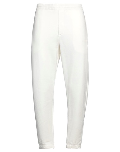 EMPORIO ARMANI Casual pants White 100% Cotton, Polyester