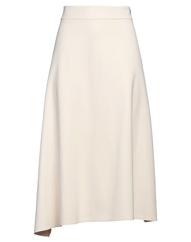 LIVIANA CONTI Midi skirt Ivory 87% Polyamide, 13% Elastane