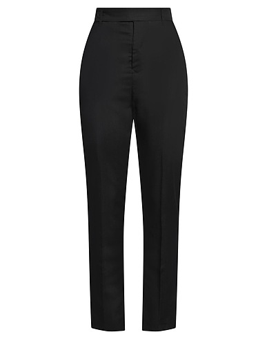 RICK OWENS Casual trouser Black 100% Virgin Wool