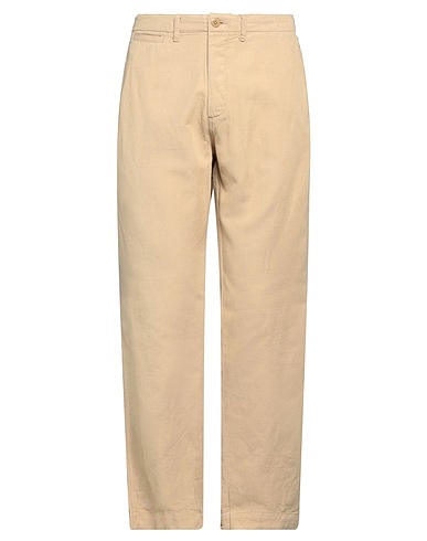 WYTHE Casual trouser Beige 65% Cotton, 35% Linen
