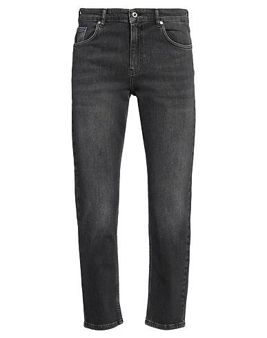 KARL LAGERFELD JEANS Denim trousers Black 99% Organic cotton, 1% Elastane