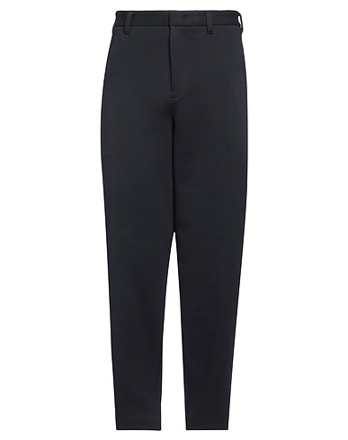 EMPORIO ARMANI Casual trouser Midnight blue 79% Cotton, 15% Polyester, 6% Elastane