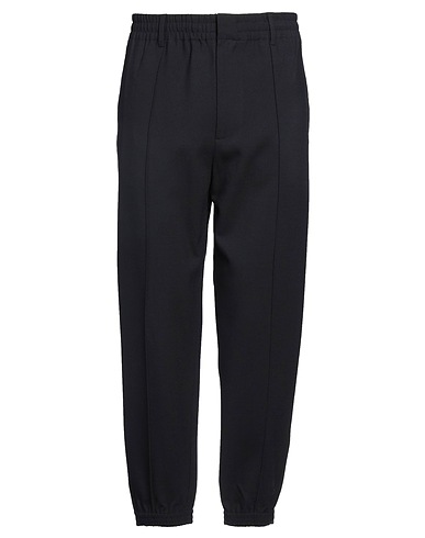 EMPORIO ARMANI Casual pants Midnight blue 40% Virgin Wool, 29% Polyester, 28% Viscose, 3% Elastane