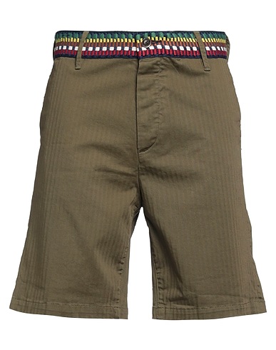 MAURIZIO MASSIMINO Shorts & Bermuda 98% Cotton, 2% Elastane