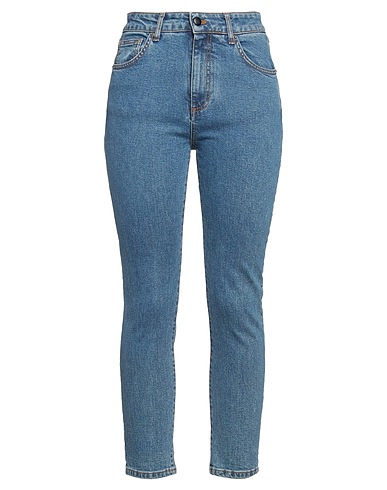 EMMA & GAIA Denim trousers Blue 99% Cotton, 1% Elastane