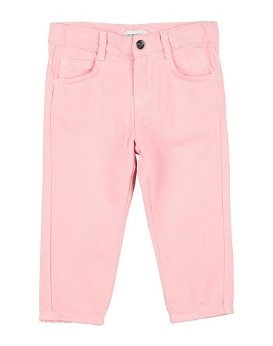 EMPORIO ARMANI Denim trousers Pink 54% Cotton, 46% Lyocell