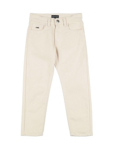 EMPORIO ARMANI Denim pants Beige 100% Cotton