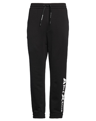 ARMANI EXCHANGE Casual trouser Black 60% Cotton, 40% Polyester