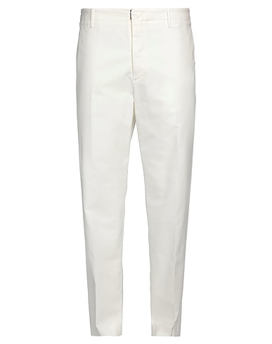 HINDUSTRIE Casual pants Off white 100% Cotton