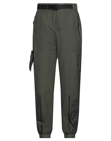 EA7 Casual trouser Military green 100% Polyamide, Polyester, Rubber