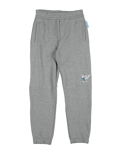 EMPORIO ARMANI Casual trouser Light grey 100% Cotton