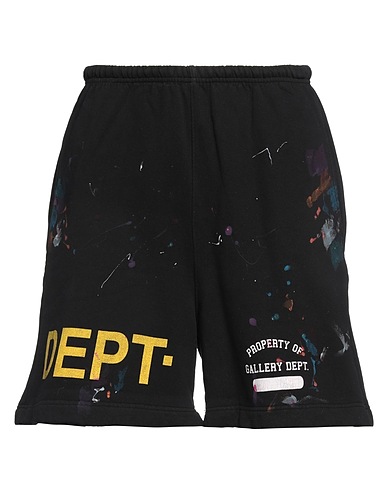 GALLERY DEPT. Shorts & Bermuda Black 100% Cotton