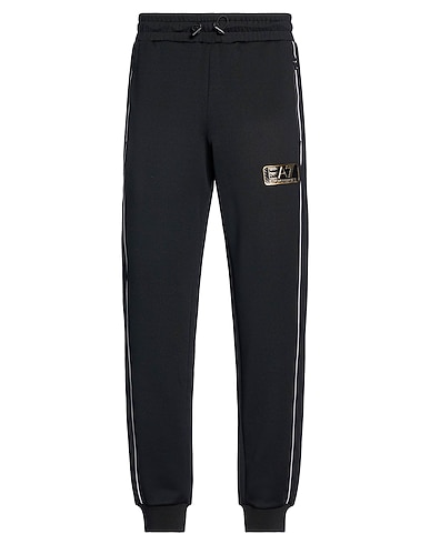 EA7 Athletic pant NERO 77% Polyester, 17% Viscose, 6% Elastane
