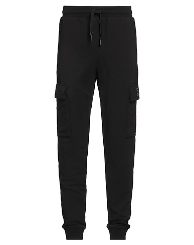 EA7 Casual trouser Black 58% Cotton, 38% Polyester, 4% Elastane