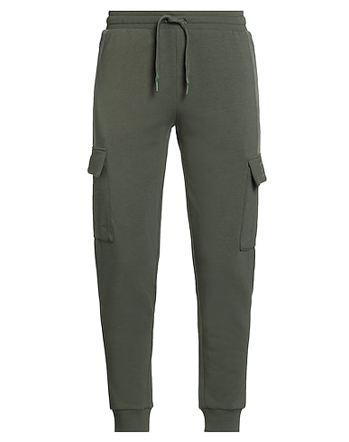 EA7 Athletic pant Military green 58% Cotton, 38% Polyester, 4% Elastane