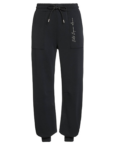 EA7 Casual pants Black 48% Polyester, 45% Modal, 7% Elastane