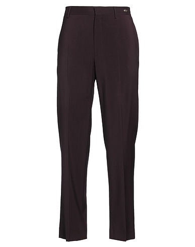 TAGLIATORE Casual trouser Dark purple 100% Super 100s Wool