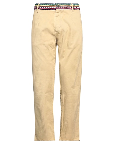 MAURIZIO MASSIMINO Casual pants 98% Cotton, 2% Elastane